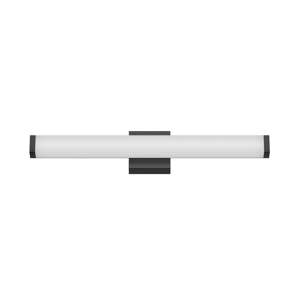 Bathroom Vanity Light Black - 25 Inch Modern Vanity Lights For Bathroom - 14W LED Bath Lights Over Mirror Cool White Light 6000K