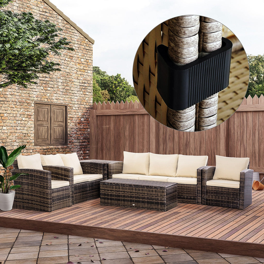 Furniture Clips, Outdoor Sectional Couch Connectors, Wicker Furniture/Chair Clamps for a Module Patio Sofa, Set of 10