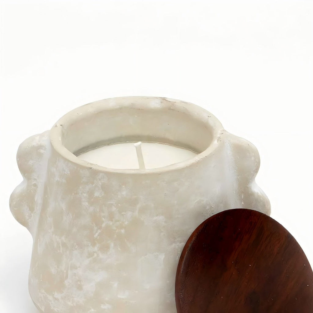 Jar Candle Ecomix Wax Fill With Wooden Lid - Vanilla Lavender, 8oz