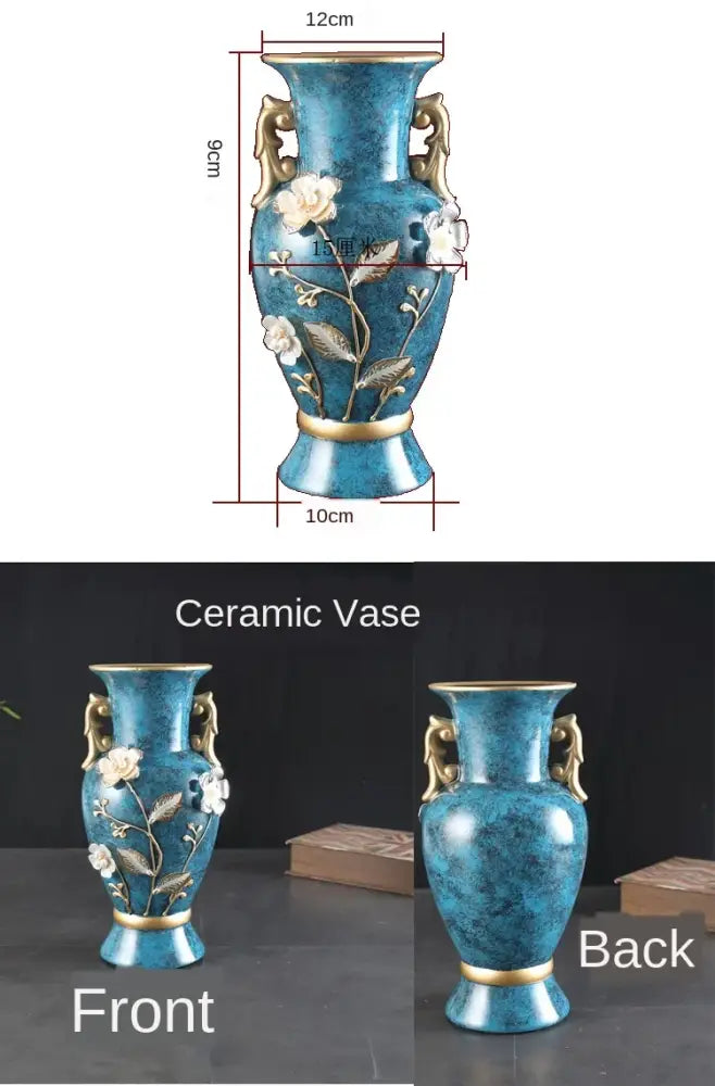 3D Ceramic Vase for Dried Flowers