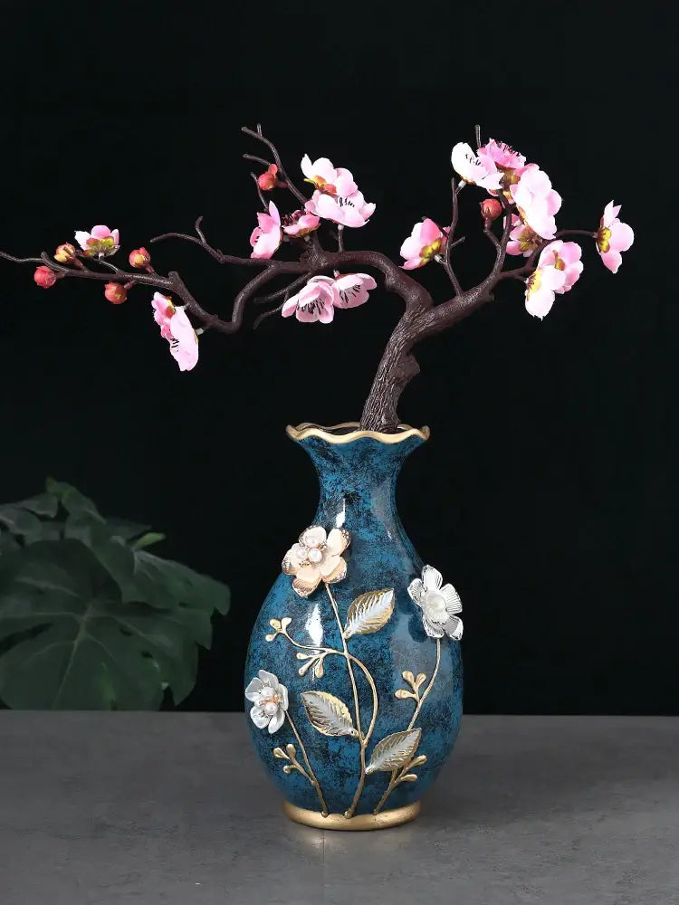 3D Ceramic Vase for Dried Flowers