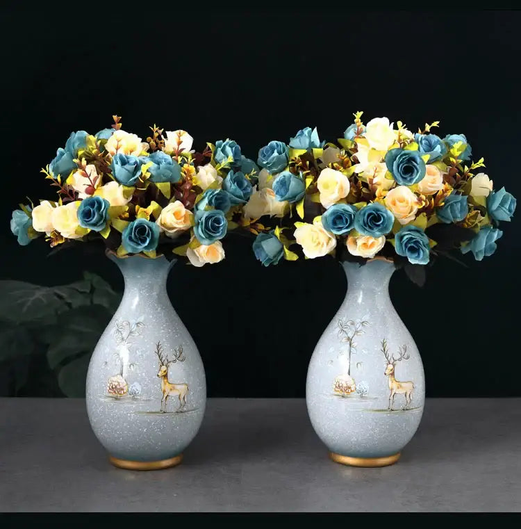 3D Ceramic Vase for Dried Flowers