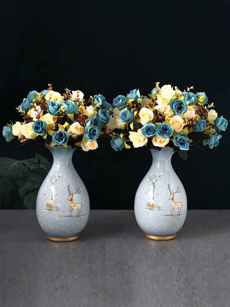 3D Ceramic Vase for Dried Flowers