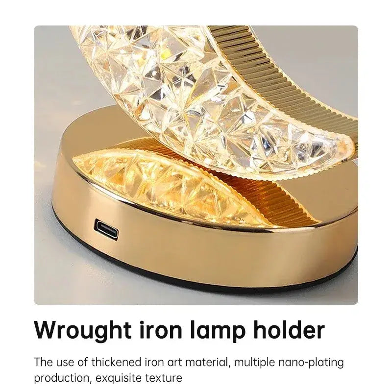3D Moon Light USB Bedside Lamp