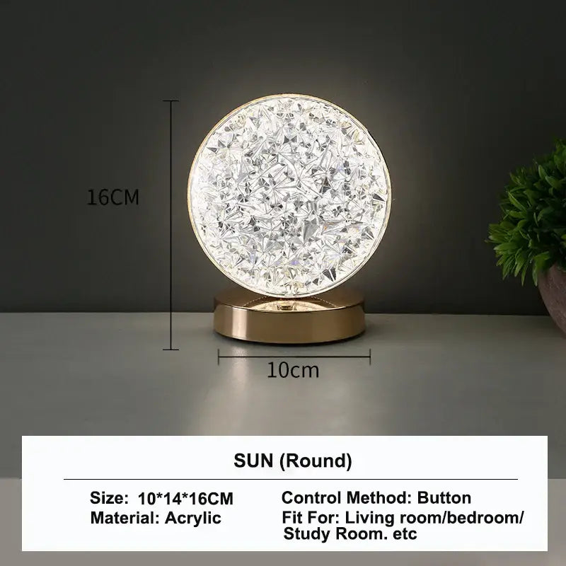 3D Moon Light USB Bedside Lamp