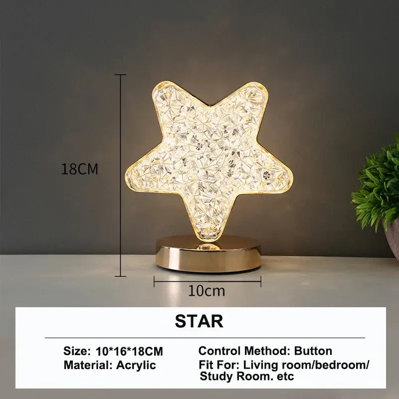 3D Moon Light USB Bedside Lamp