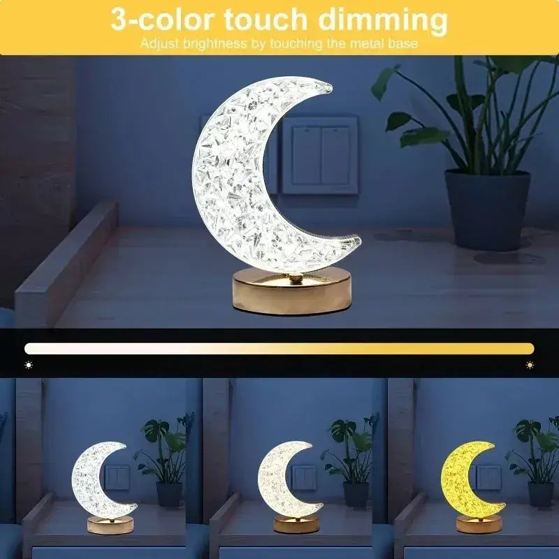 3D Moon Light USB Bedside Lamp