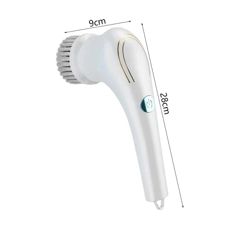 DecorBites™ Electric Cleaning Brush: Powerful Handheld Bathroom & Kitchen Cleaner