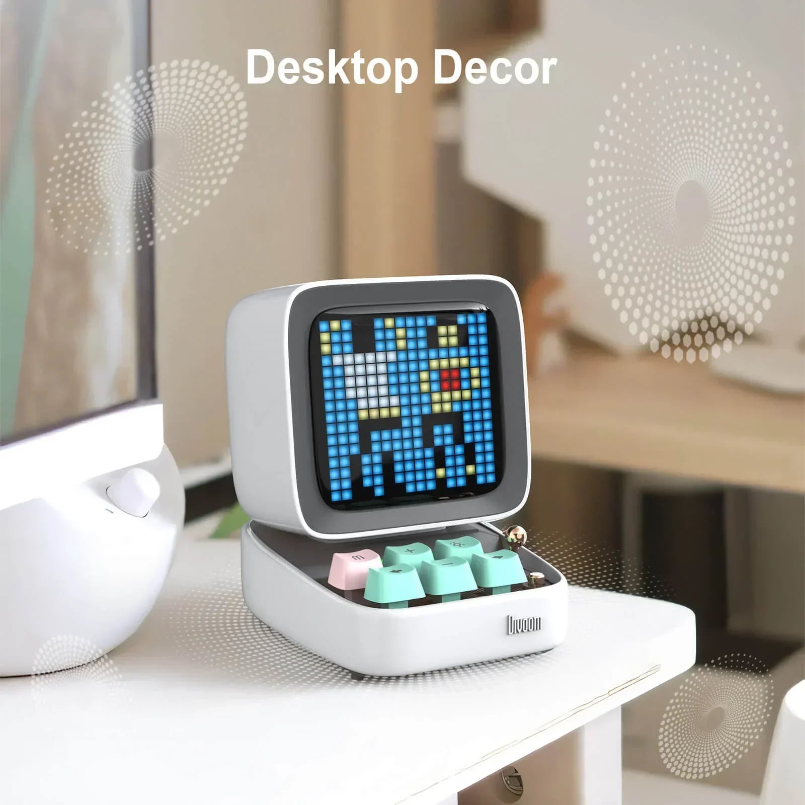 DecorBites™ Ditoo-Pro Retro Pixel Art Bluetooth Speaker Alarm Clock LED Display Board
