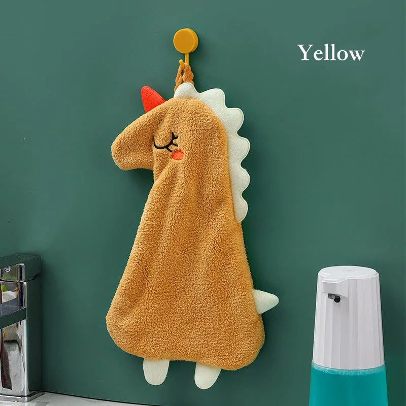 DecorBites™ Double-layer Coral Velvet Hand Towel: Absorbent, Quick Dry, Skin-friendly Kitchen Bathroom Towels