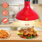 Vintage Telescopic Stainless Steel Buffet Heat Pendant Lamp