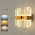 DecorBites™ Elliptical LED Wall Lamp for Home Decor Bedside Lighting in Bedroom Living Room
