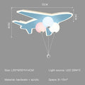 Lustre nuage/avion DecorBites™ pour enfants avec télécommande - Solution d'éclairage intérieur