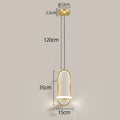 DecorBites™ ثريا معلقة بإضاءة LED لغرفة النوم وغرفة المعيشة - تصميم عصري بسيط