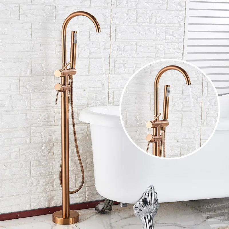 خلاط حوض جولد مع دش يدوي من ديكوربايتس™