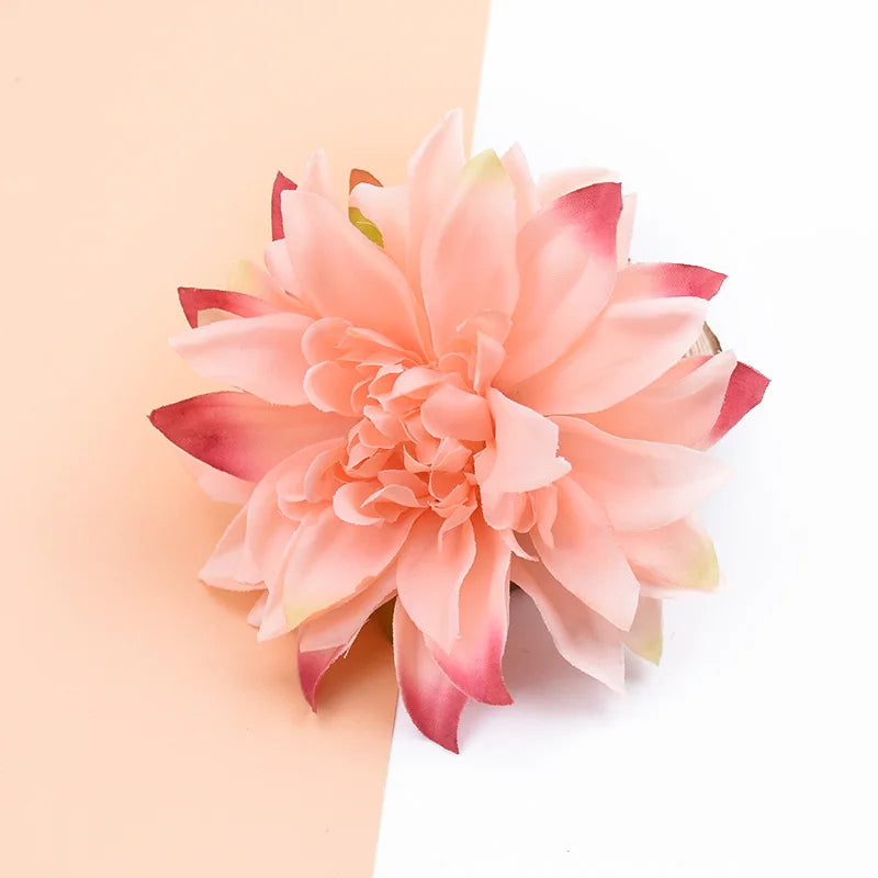 DecorBites™ 100pcs Silk Gerbera Flowers for Christmas, Wedding, DIY, Scrapbooking, Gifts