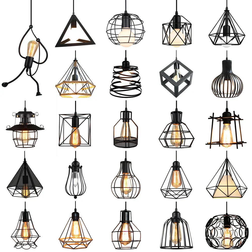 مصباح سقف معلق LED صناعي DecorBites™ لغرفة المعيشة والمطبخ والديكور المنزلي