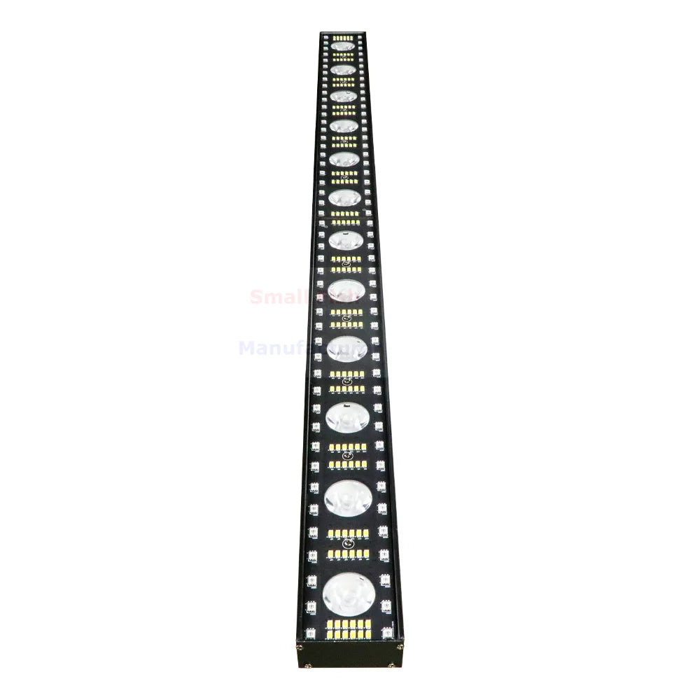 مصباح شريط غسيل جداري LED من DecorBites™ بقدرة 12X5 واط: تأثير شعاع ستروب لإضاءة DJ بخط DMX
