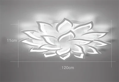 DecorBites™ Branch Design LED Chandelier: Modern Nordic Acrylic Ceiling Light for Stylish Living Room Décor