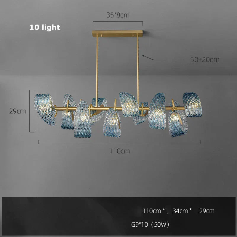 DecorBites™ G9 LED Copper Pendant Light for Foyer & Dining Room