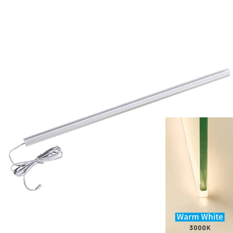 Lampe LED pour bar de meuble DecorBites™ pour étagère en verre de 8 mm avec bande lumineuse