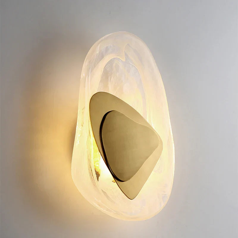 DecorBites™ Golden LED Cloud Wall Lamp for Bedroom and Living Room Decor