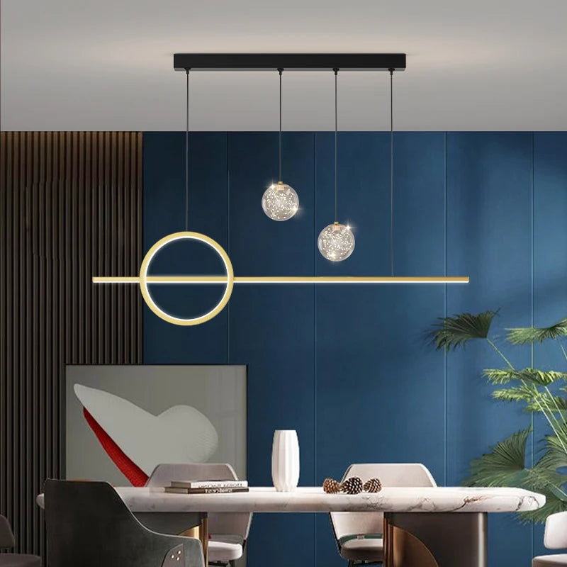 Nordic Contemporary Metal LED Pendant Light