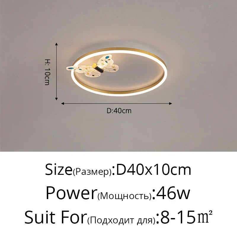 ثريا DecorBites™ LED: إضاءة داخلية عصرية لغرفة النوم، الدراسة، غرفة المعيشة - مصابيح لوستر