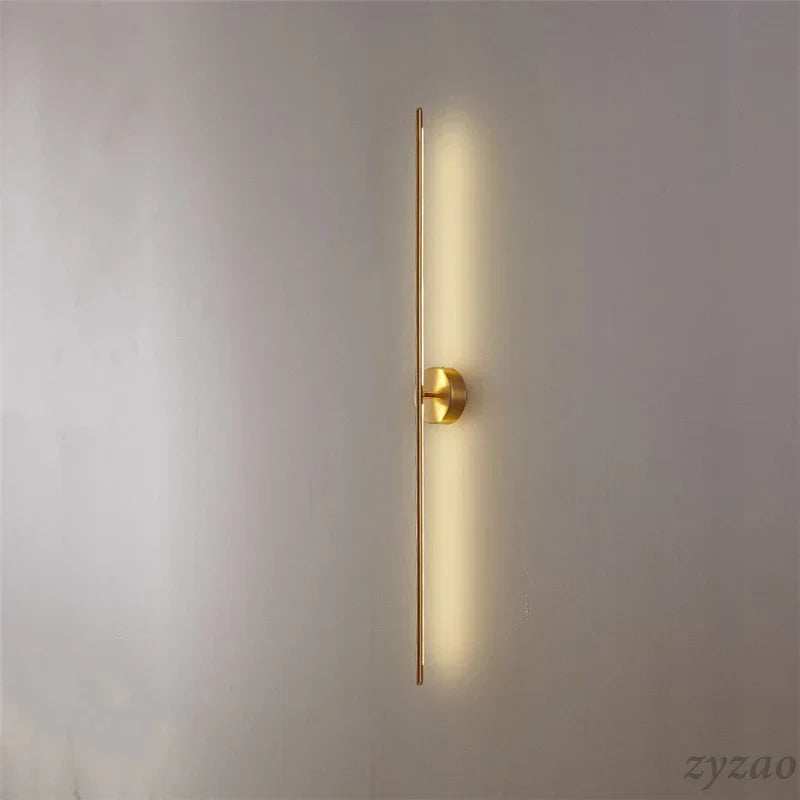 DecorBites™ مصابيح جدارية هندسية ذهبية لغرفة المعيشة وغرفة النوم، أضواء حائط بتصميم مرآة أمامية