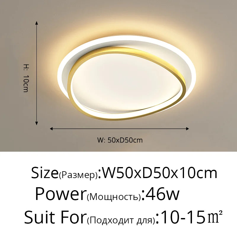 ثريات إضاءة LED DecorBites™ قابلة للتعتيم، مصباح عصري لديكور المنزل