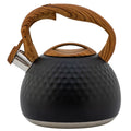 DecorBites™ 3L Stainless Steel Whistle Boiling Kettle | Hammer Pattern Sound Kettle for Gas and Induction Cookers