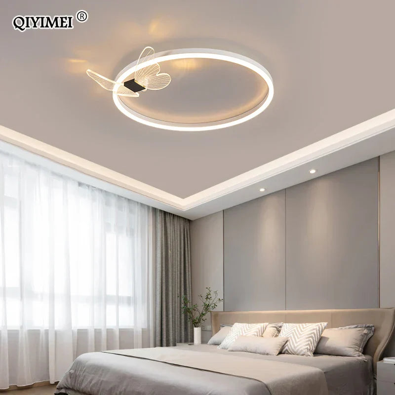 ثريا DecorBites™ LED: إضاءة داخلية عصرية لغرفة النوم، الدراسة، غرفة المعيشة - مصابيح لوستر