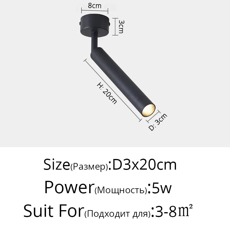 Plafonniers spots orientables à LED DecorBites™ pour mur de fond et allée
