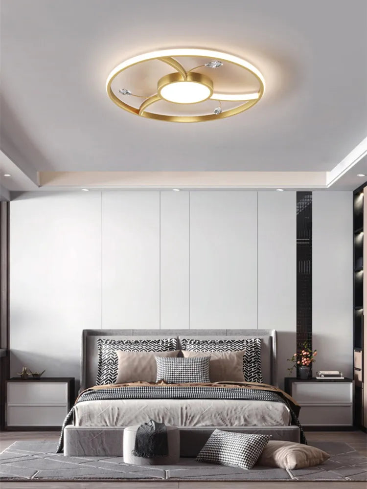 ثريا إضاءة LED من DecorBites™: إضاءة داخلية عصرية للمنزل بالكامل لغرفة النوم، غرفة المعيشة، وغرفة الطعام