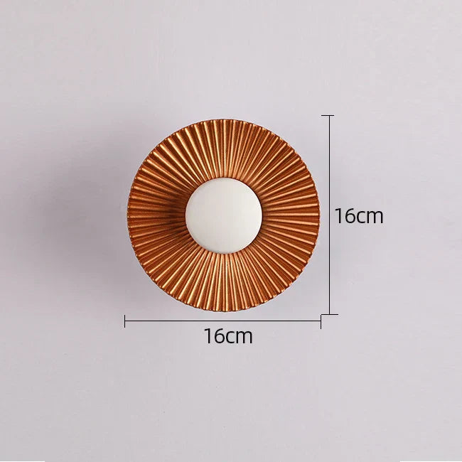 أضواء جدار LED مودرن من DecorBites™ بإضاءة معدنية للفنادق والمطاعم وغرف النوم والممرات