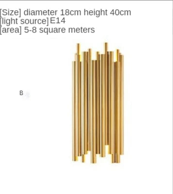 مصباح حائط LED ذهبي من DecorBites™ لغرفة المعيشة وغرفة النوم والمطبخ والديكور الداخلي