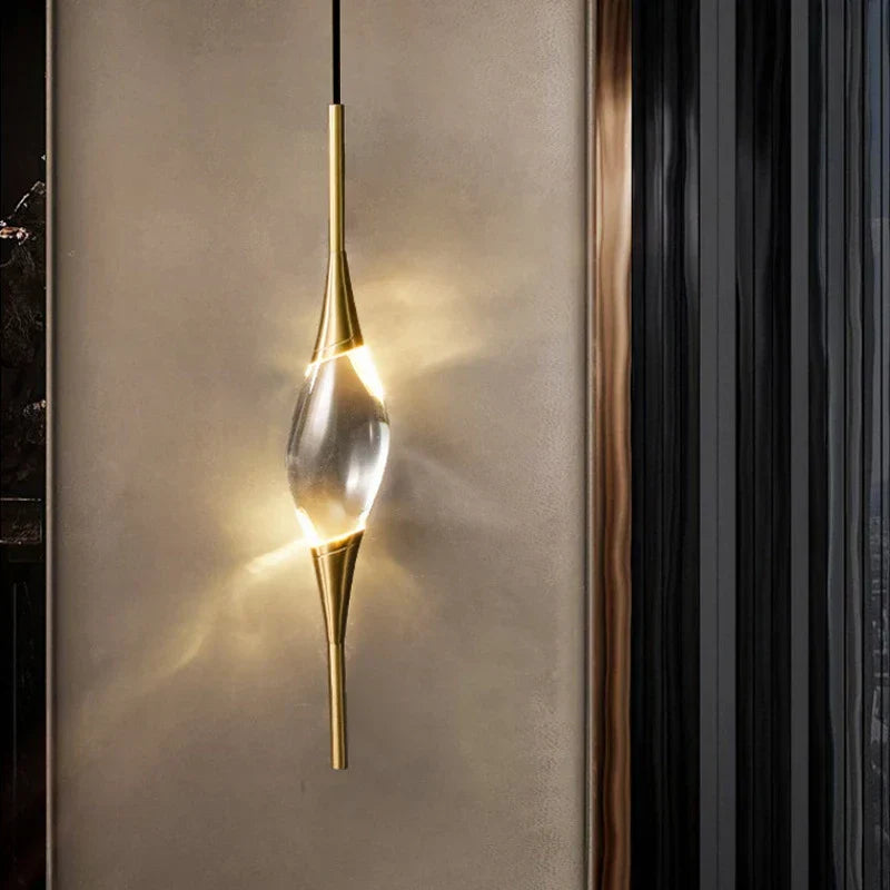 DecorBites™ Crystal Copper Wall Sconce for Dining Room, Living Room, and Bar
