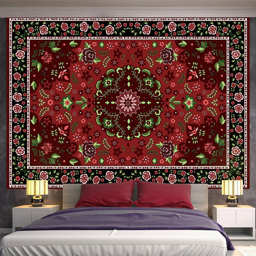 DecorBites™ Indian Mandala Tapestry Bohemian Witchcraft Hippie Bedroom Decor