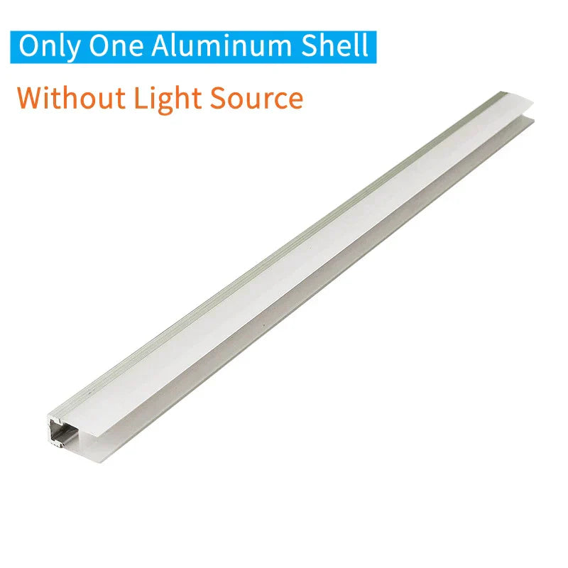 Lampe LED pour bar de meuble DecorBites™ pour étagère en verre de 8 mm avec bande lumineuse