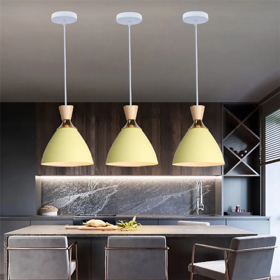 ثريا DecorBites™ LED: إضاءة متدلية نوردية E27 لديكور المنزل والمطعم والبار وغرفة النوم
