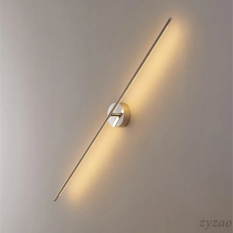 DecorBites™ مصابيح جدارية هندسية ذهبية لغرفة المعيشة وغرفة النوم، أضواء حائط بتصميم مرآة أمامية