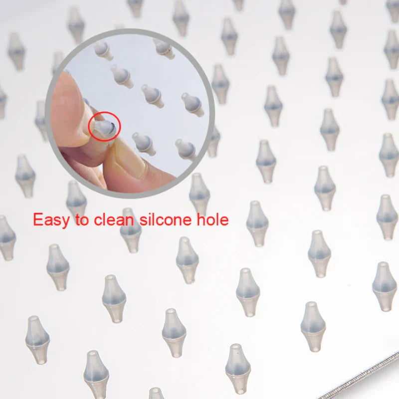 DecorBites™ 20’’ Stainless Steel Rainfall Shower Head - Ultra-thin Square Bathroom Shower Head