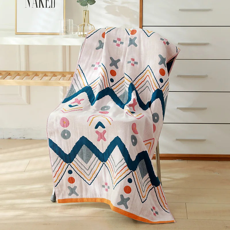 DecorBites™ Cotton Gauze Bath Towel -different styles