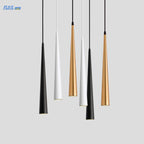 Dimmable Brushed Stainless Cone LED Pendant Light