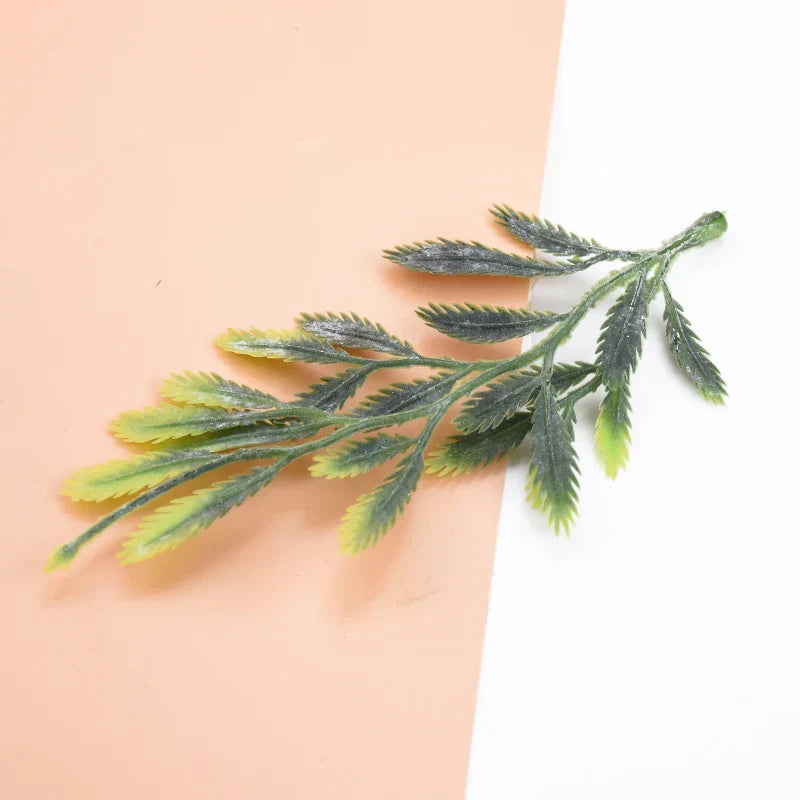 DecorBites™ 10Pcs Plastic Grass Artificial Plants for Home Decor and DIY Gifts Box Decorations