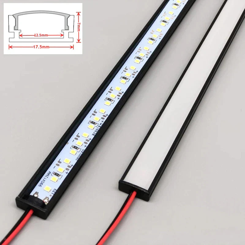 AC220V U-Shape LED Bar Strip Light Aluminum Profiles by DecorBites™ - Under Cabinet Tube Linear Lighting