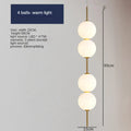 DecorBites™ Glass Ball LED Pendant Lamps - Warm Milky White Hanging Lights