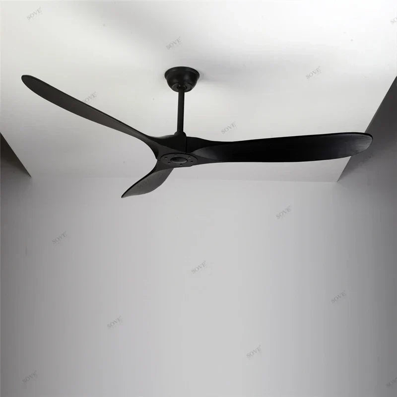 DecorBites™ 60" Solid Wood DC Ceiling Fan with Remote Control
