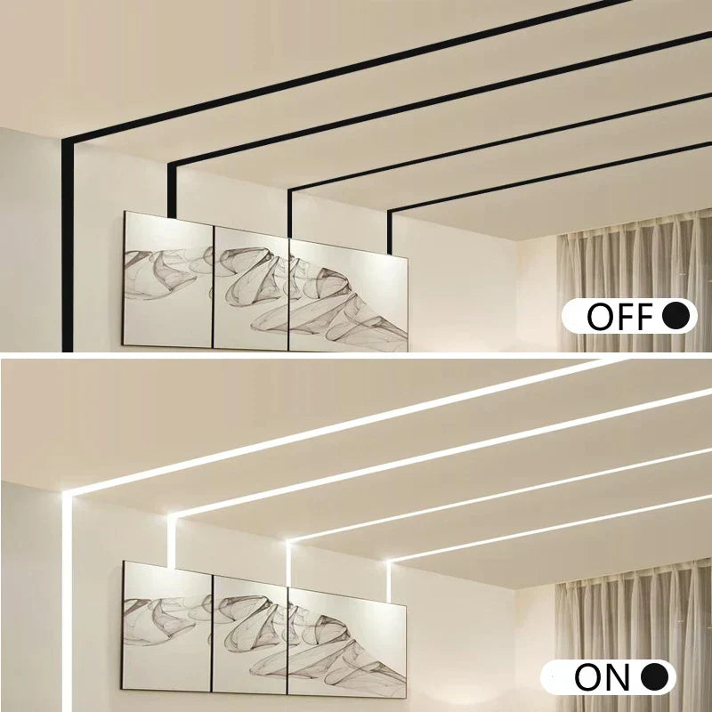 قنوات شريط إضاءة LED مدمجة من الألومنيوم DecorBites™