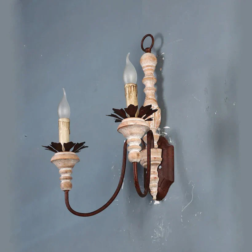 DecorBites™ French Country Rustic Wall Sconces Light Antique Retro Wall Lamps